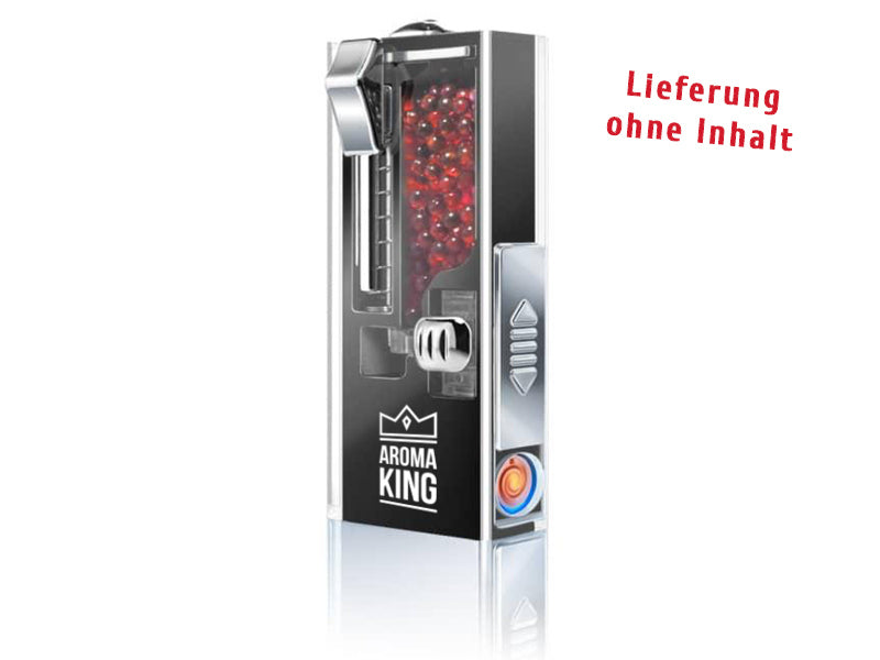 Aroma King - Flavour - Applikator - Schwarz - mit USB Feuerzeug