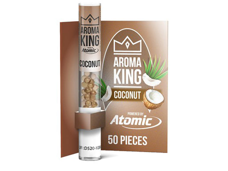 Aroma King Pen Applikator Aromakugeln "Coconut" (Kokosnuss); Packung mit 50 Kugeln; nachfüllbar