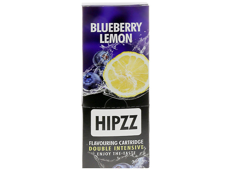 HIPZZ Bluberry Lemon (Blaubeere/ Zitrone) Aroma Card, 20er Box