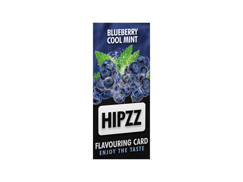 HIPZZ Blueberry Cool Mint (Blaubeere/ kühle Minze) Aroma Card, 20er Box