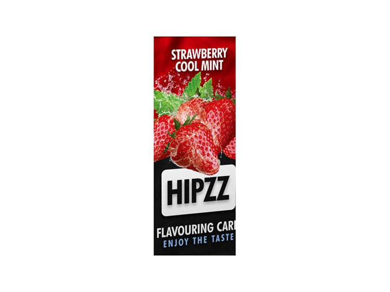 HIPZZ Strawberry Cool Mint (Erdbeer/ kühle Minze) Aroma Card, 20er Box