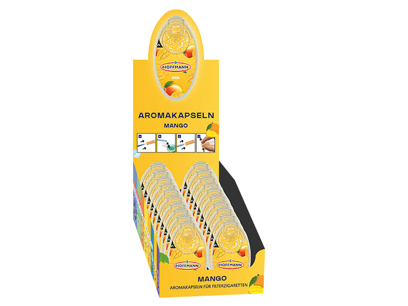 Hoffmann Aromakugeln "Mango" (Mango) 1 Packung mit 100 Kugeln