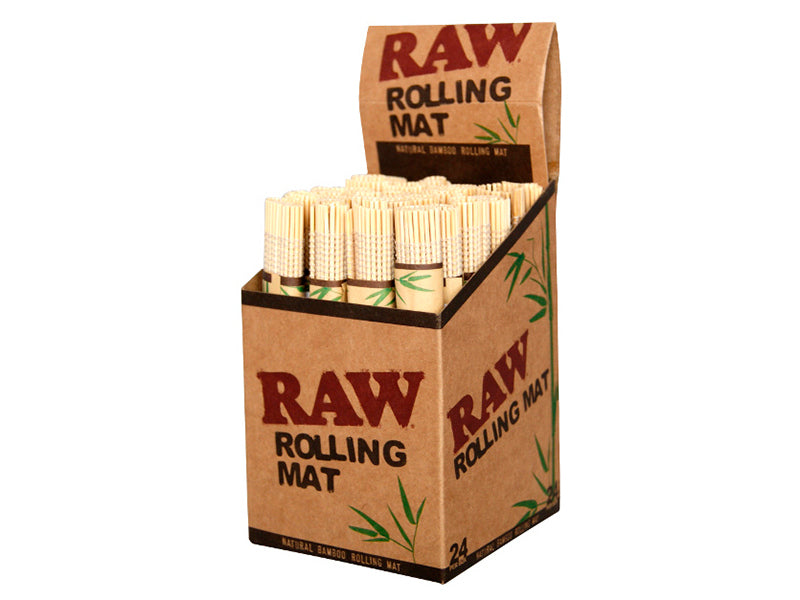 RAW Rollmatte Bamboo, 110 mm, 24er Display