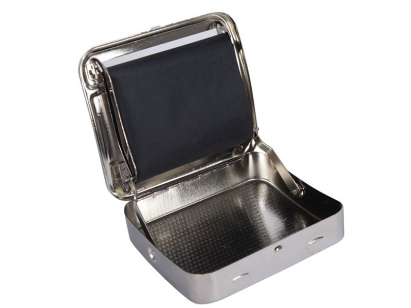 Zigaretten Rollbox Metall silber